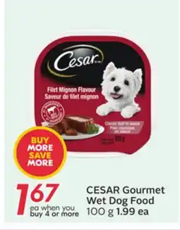 Sobeys CESAR Gourmet Wet Dog Food offer