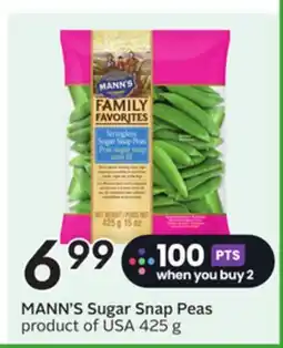 Sobeys MANN'S Sugar Snap Peas offer