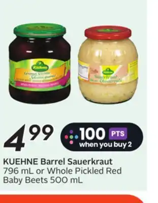 Sobeys KUEHNE Barrel Sauerkraut offer