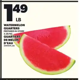 Independent Grocer WATERMELON QUARTERS offer
