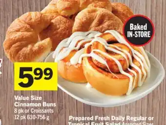 Foodland Value Size Cinnamon Buns offer