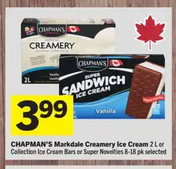 Foodland CHAPMAN'S Markdale Creamery Ice Cream offer