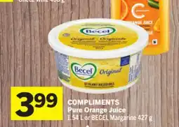 Foodland COMPLIMENTS Pure Orange Juice offer