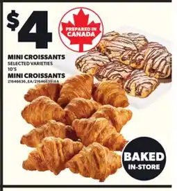 Independent Grocer MINI CROISSANTS, 10'S offer