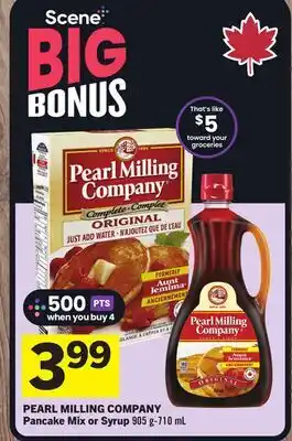 Foodland PEARL MILLING COMPANY Pancake Mix or Syrup offer