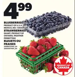Independent Grocer BLUEBERRIES OR STRAWBERRIES offer