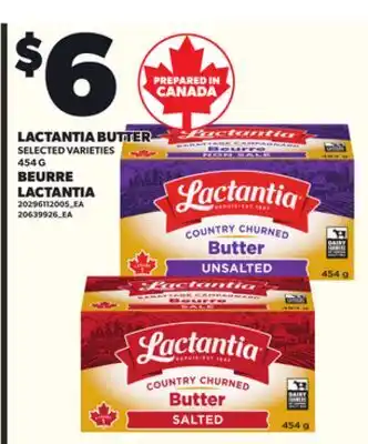 Independent Grocer LACTANTIA BUTTER, 454 G offer