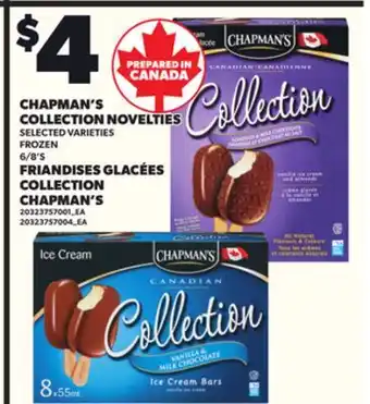 Independent Grocer CHAPMAN'S COLLECTION NOVELTIES, 6/8'S offer