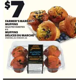 Independent Grocer FARMER'S MARKET MUFFINS, 6'S offer