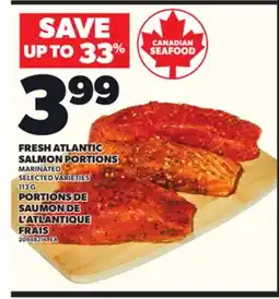 Independent Grocer FRESH ATLANTIC SALMON PORTIONS offer