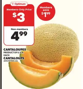 Independent Grocer CANTALOUPES offer