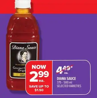 Metro DIANA SAUCE offer
