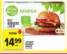 Metro LIFE SMART NATURALIA BURGERS offer