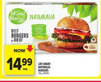 Metro LIFE SMART NATURALIA BURGERS offer