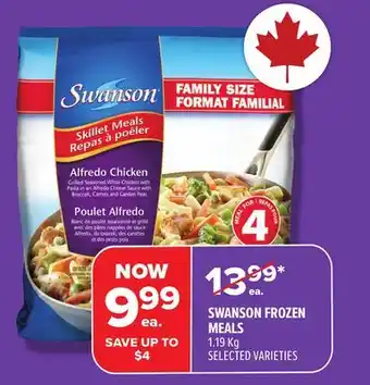 Metro SWANSON FROZEN MEALS offer