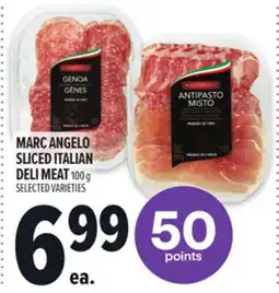 Metro MARC ANGELO SLICED ITALIAN DELI MEAT offer