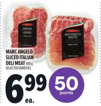 Metro MARC ANGELO SLICED ITALIAN DELI MEAT offer