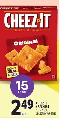 Metro CHEEZ-IT CRACKERS offer