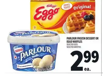 Metro PARLOUR FROZEN DESSERT OR EGGO WAFFLES offer