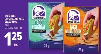 Metro TACO BELL ORIGINAL OR MILD SEASONING offer