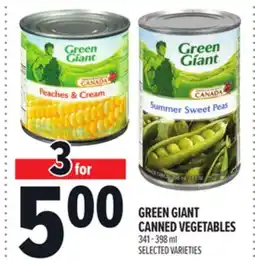 Metro GREEN GIANT CANNED VEGETABLES offer