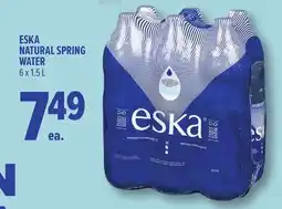 Metro ESKA NATURAL SPRING WATER offer