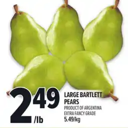 Metro LARGE BARTLETT PEARS offer