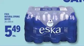 Metro ESKA NATURAL SPRING WATER offer