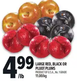 Metro LARGE RED, BLACK OR PLUOT PLUMS offer