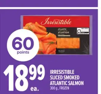 Metro IRRESISTIBLE SLICED SMOKED ATLANTIC SALMON offer
