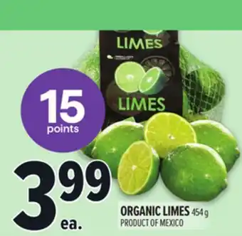 Metro ORGANIC LIMES offer