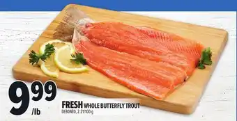Metro FRESH WHOLE BUTTERFLY TROUT offer