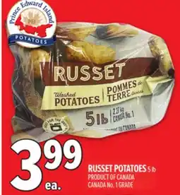 Metro RUSSET POTATOES offer