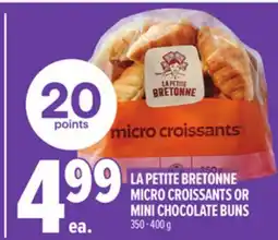 Metro LA PETITE BRETONNE MICRO CROISSANTS OR MINI CHOCOLATE BUNS offer