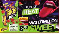 Metro TAKIS TORTILLA CHIPS offer