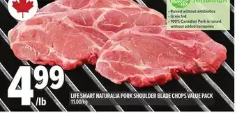 Metro LIFE SMART NATURALIA PORK SHOULDER BLADE CHOPS offer