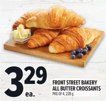 Metro FRONT STREET BAKERY ALL BUTTER CROISSANTS offer