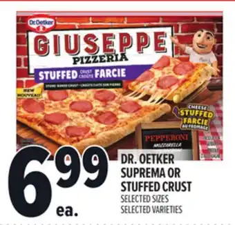 Metro DR. OETKER SUPREMA OR STUFFED CRUST offer