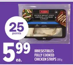 Metro IRRESISTIBLES FULLY COOKED CHICKEN STRIPS offer