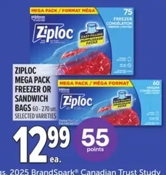 Metro ZIPLOC MEGA PACK FREEZER OR SANDWICH BAGS offer