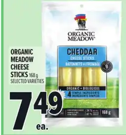 Metro ORGANIC MEADOW CHEESE STICKS offer