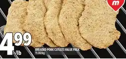 Metro BREADED PORK CUTLETS offer