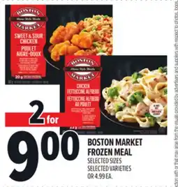 Metro BOSTON MARKET FROZEN MEAL offer
