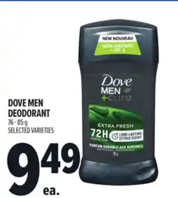 Metro DOVE MEN DEODORANT offer