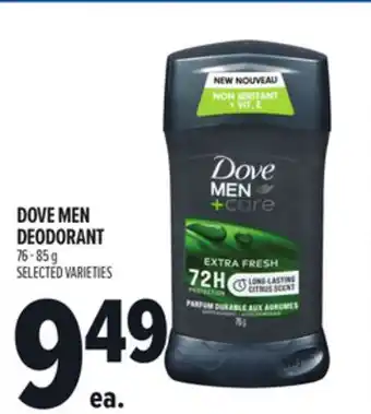 Metro DOVE MEN DEODORANT offer