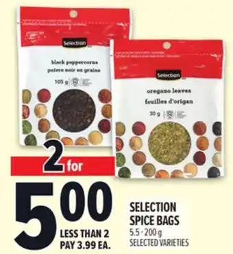 Metro SELECTION SPICE BAGS offer