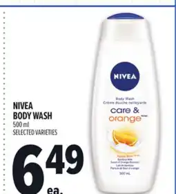 Metro NIVEA BODY WASH offer