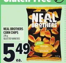 Metro NEAL BROTHERS CORN CHIPS offer