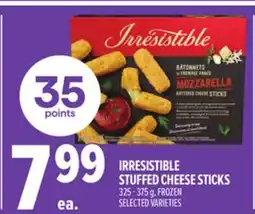 Metro IRRESISTIBLE STUFFED CHEESE STICKS offer