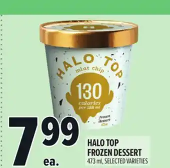 Metro HALO TOP FROZEN DESSERT offer